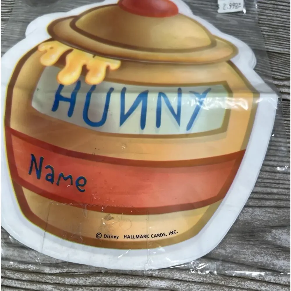 Vintage Disney Winnie The Pooh Hunny Pot Birthday Sorry Treat Bags 8 Treat Sacks